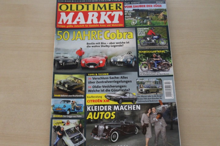 Deckblatt Oldtimer Markt (04/2012)